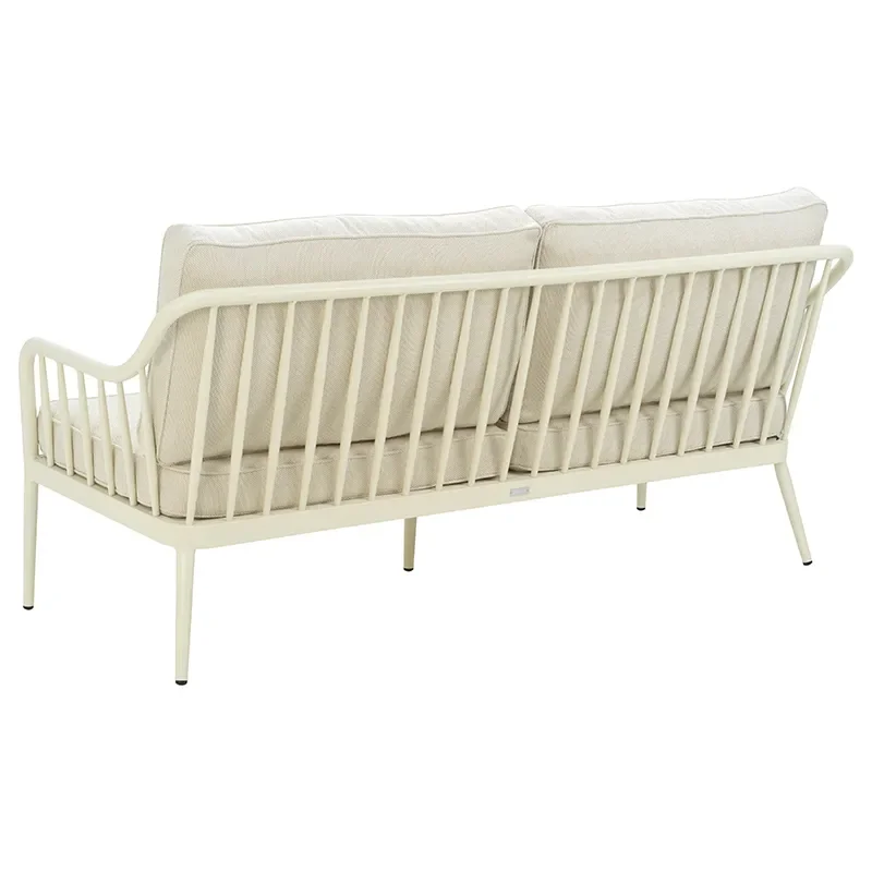 Coleville 3-sitzer-sofa  Pearl white / Dot beige