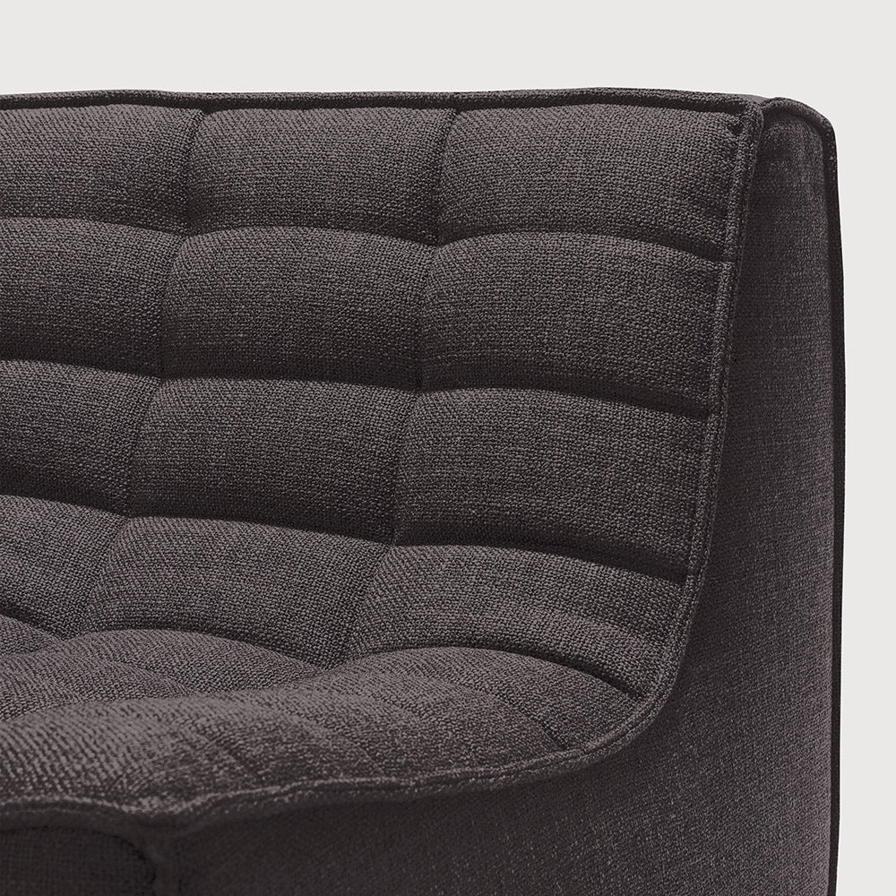 N701 3-Sitzer-Sofa Dark Grey