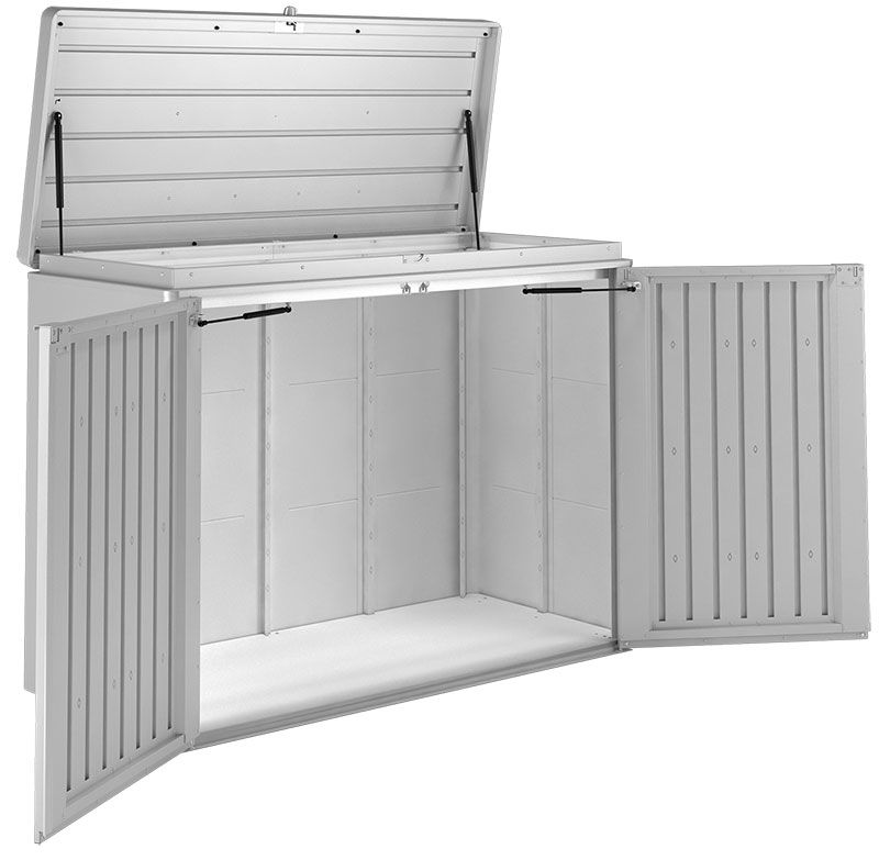 Highboard Aufbewahrungsbox 160cm grau Biohort