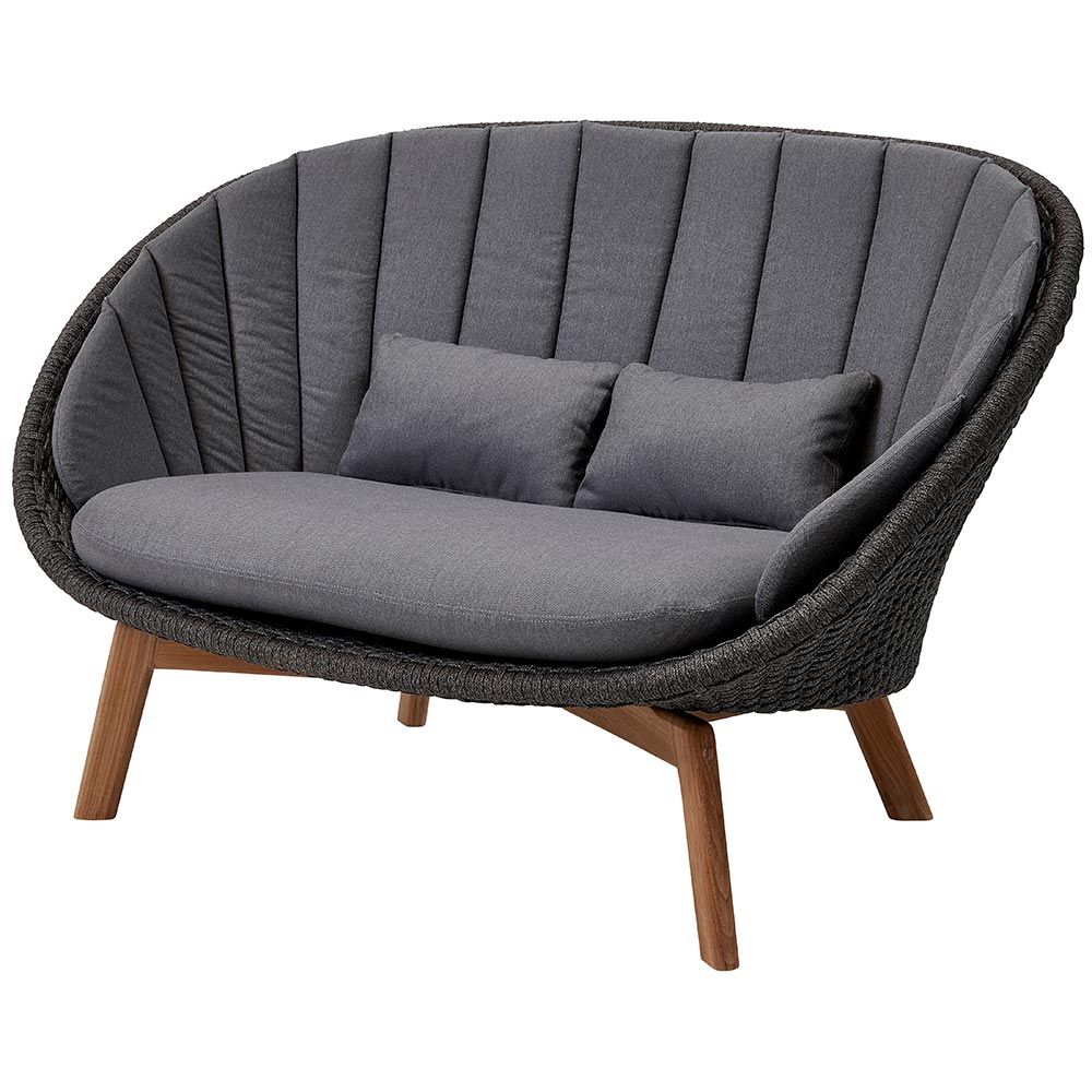Peacock Sofa Dunkelgrau