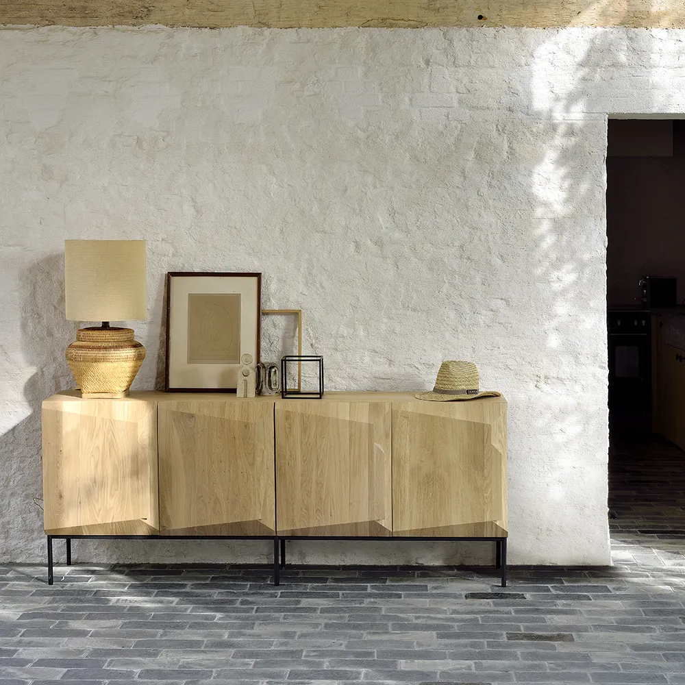 Treppe Anrichte 46x200 cm Eiche