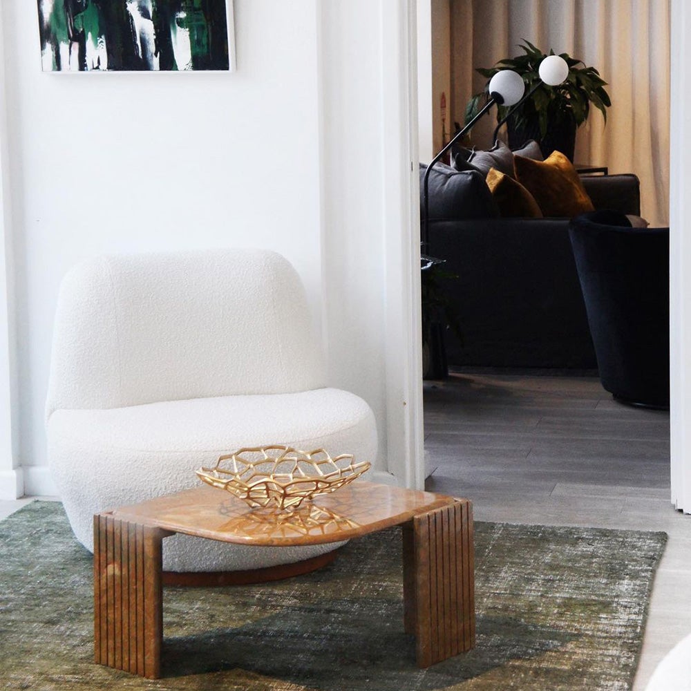 Bone Schüssel groß Messing