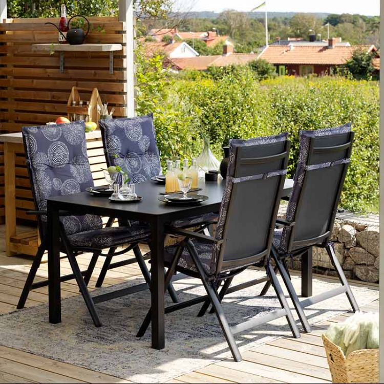 Rana Sessel schwarz / schwarz