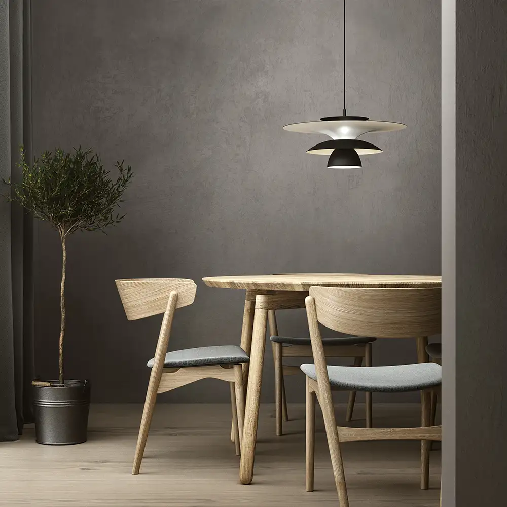 Picasso Pendelleuchte 500 mm Mattschwarz