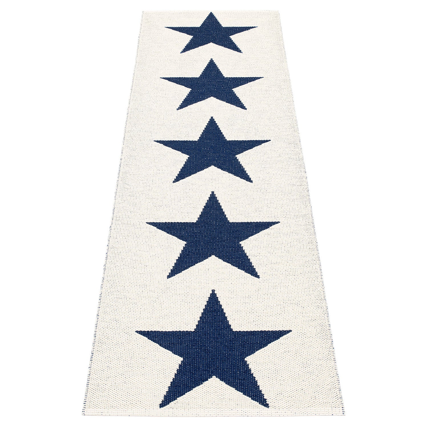 Viggo Teppich 70x250 cm one dark blue / vanilla