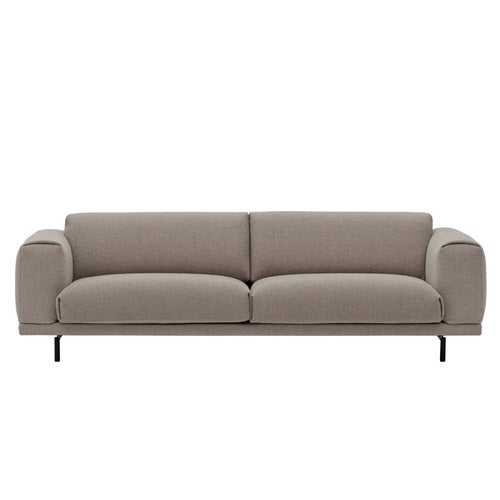 Rest Sofa 3-Sitzer Metallgestell Hearth 6/Schwarz