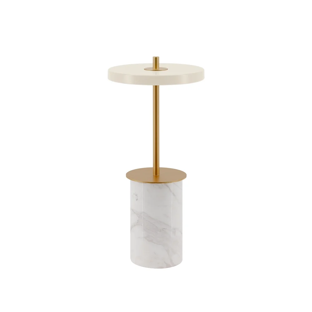 Asteria Move Mini Tragbare Lampe White Marble