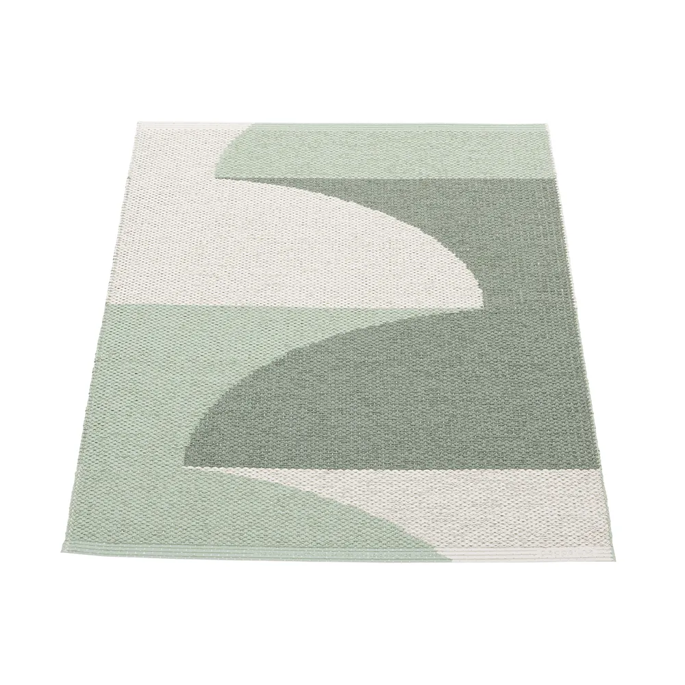 Hill teppich Army/Misty Mint/Fossil Grey 70 x 90cm