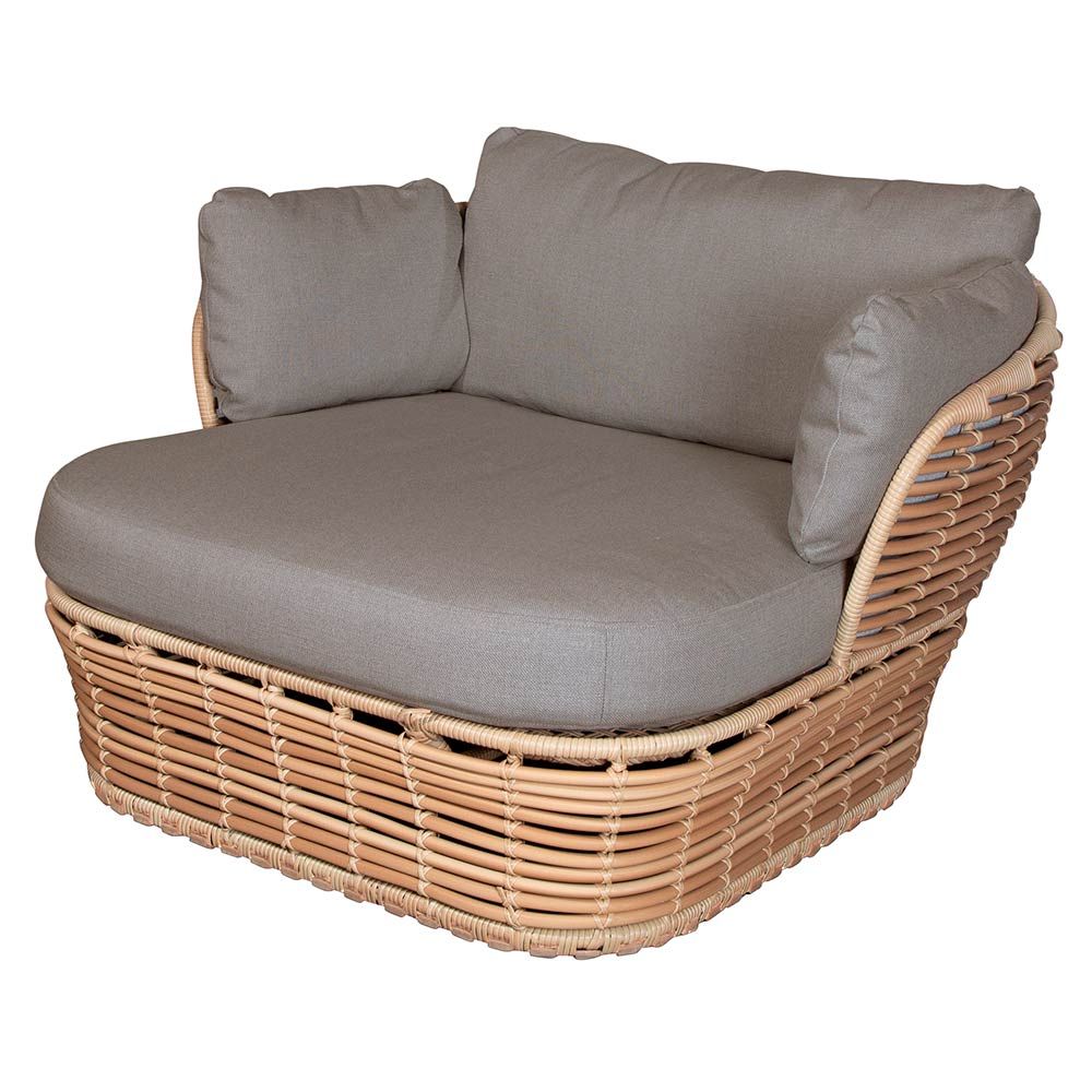 Lounge Sessel Basket Naturgeflecht Inkl Light Cane Line Airtouch Kissen Set