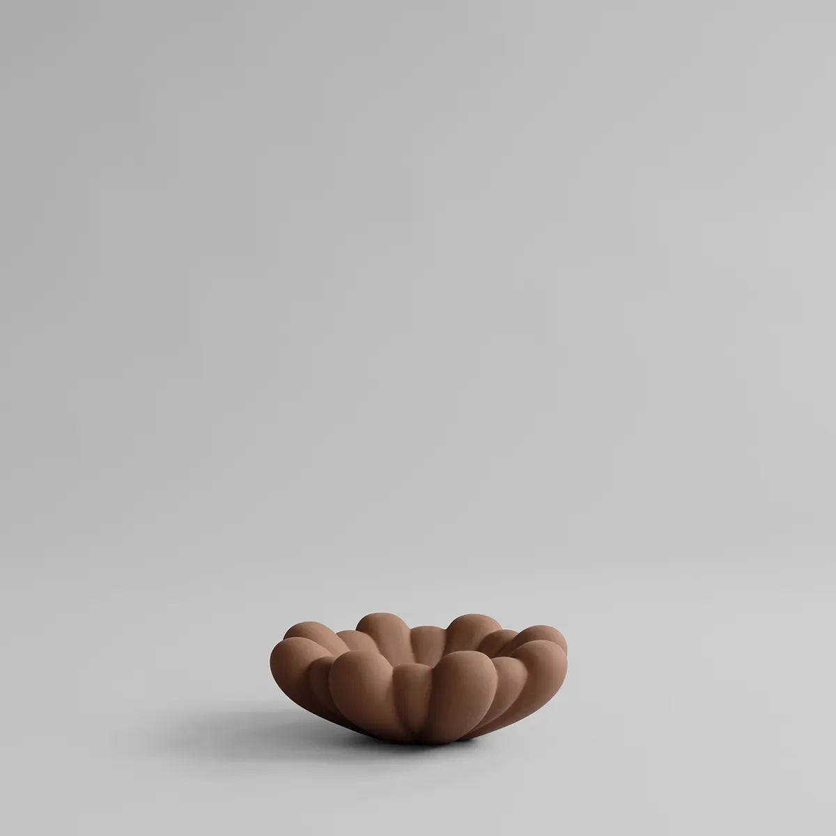 Handgefertigte Dekoschale Bloom Almond Ø 28,5 cm
