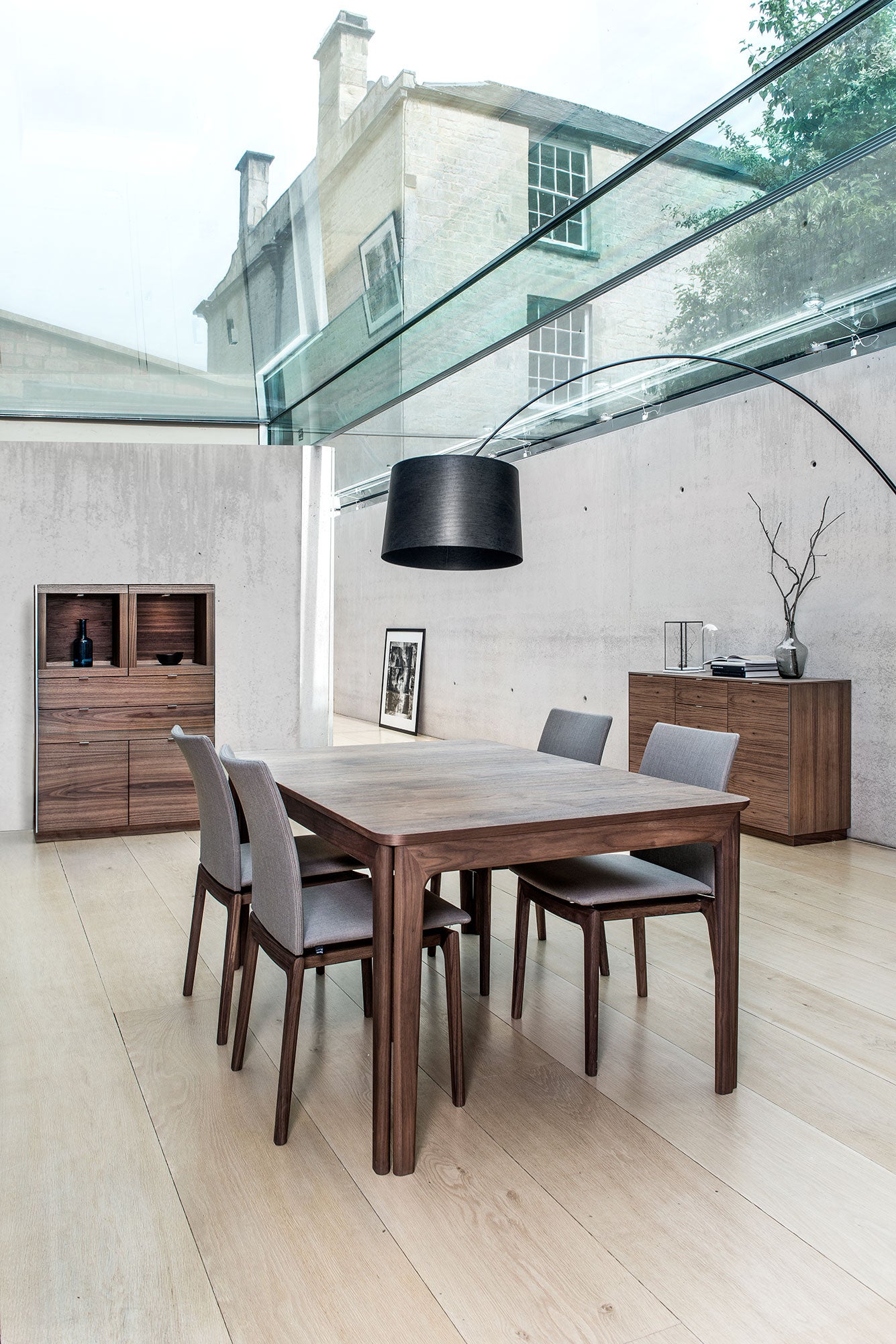 Sm26 Tisch Eiche Massiv Weißöl 155-308/359X101X74Cm 