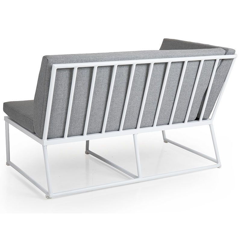 Vence-Finish weiß/perlgrau