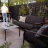 Lyra sofa Schwarz / Teddy black