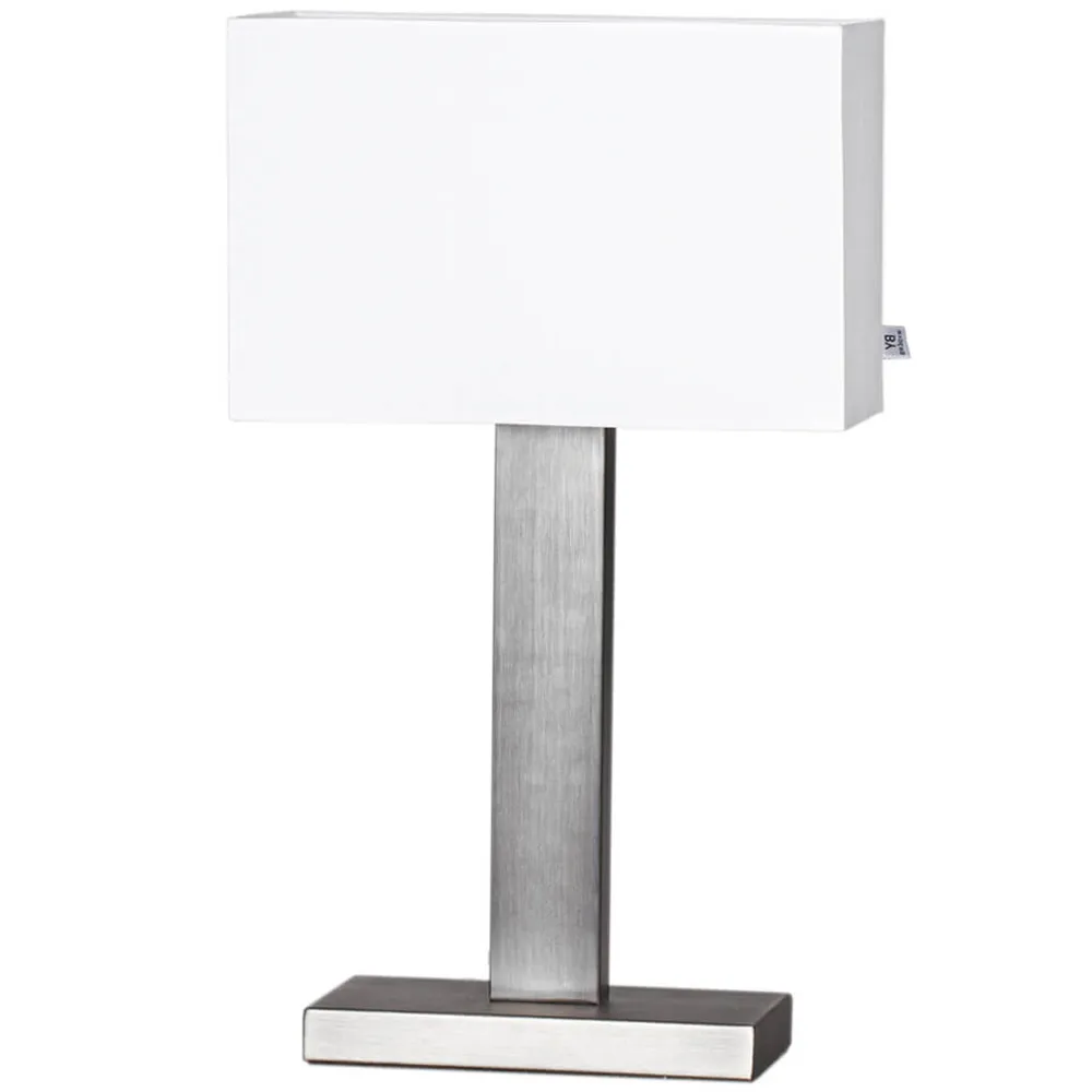 Prime Tischleuchte 47 cm Gebürsteter Stahl