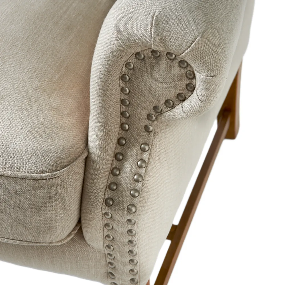 Franklin Park Ohrensessel linen flax