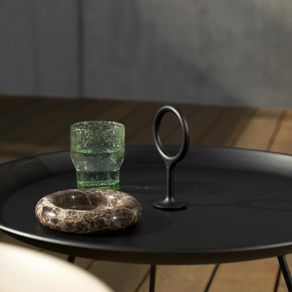 Eyelet beistelltisch 70 cm Schwarz