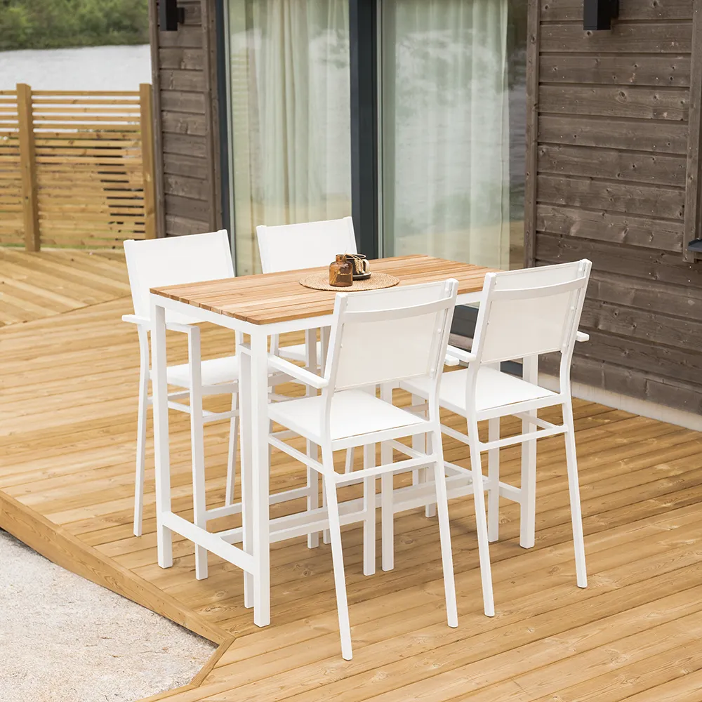 Copacabana Barhocker Weiß 2er-Pack