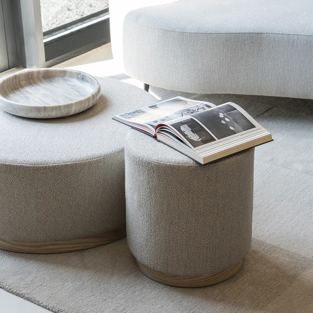 Pouf Avah Small Taupe
