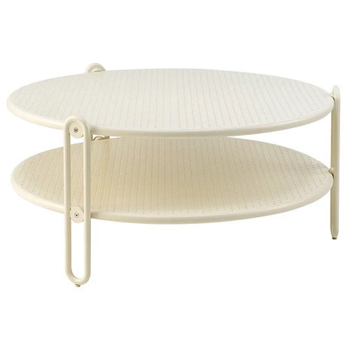 Blixt couchtisch 85 cm Pearl White