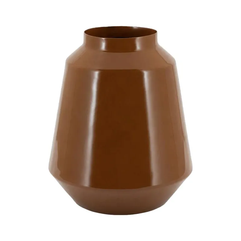 Toffy small Vase 20x20x24 cm Eisen Braun