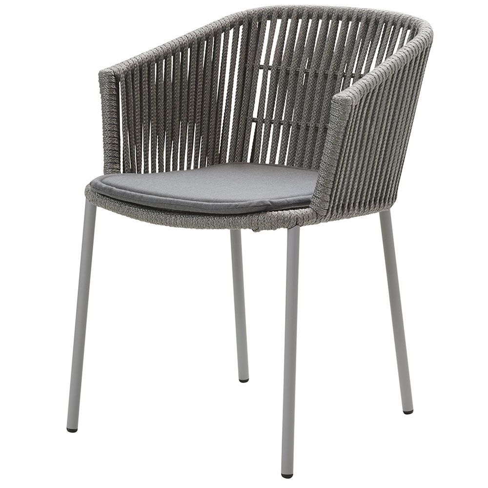 Moments Stapelbarer Stuhl Grau