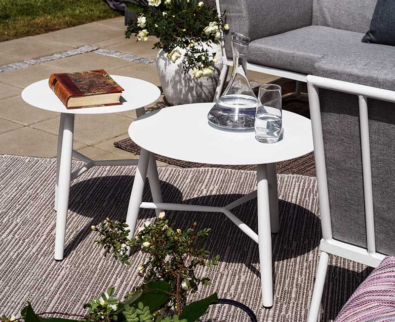 Vannes Couchtisch 60 cm weiß