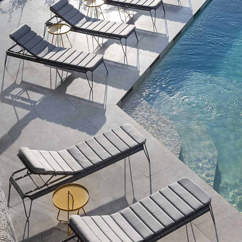 Breeze Sonnenbank Kissen Hellgrau