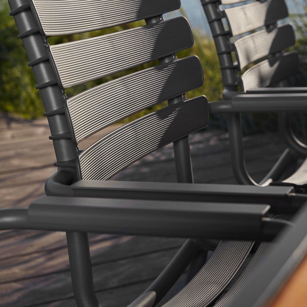 ReCLIPS Esszimmerstuhl Grau/Grau Aluminium