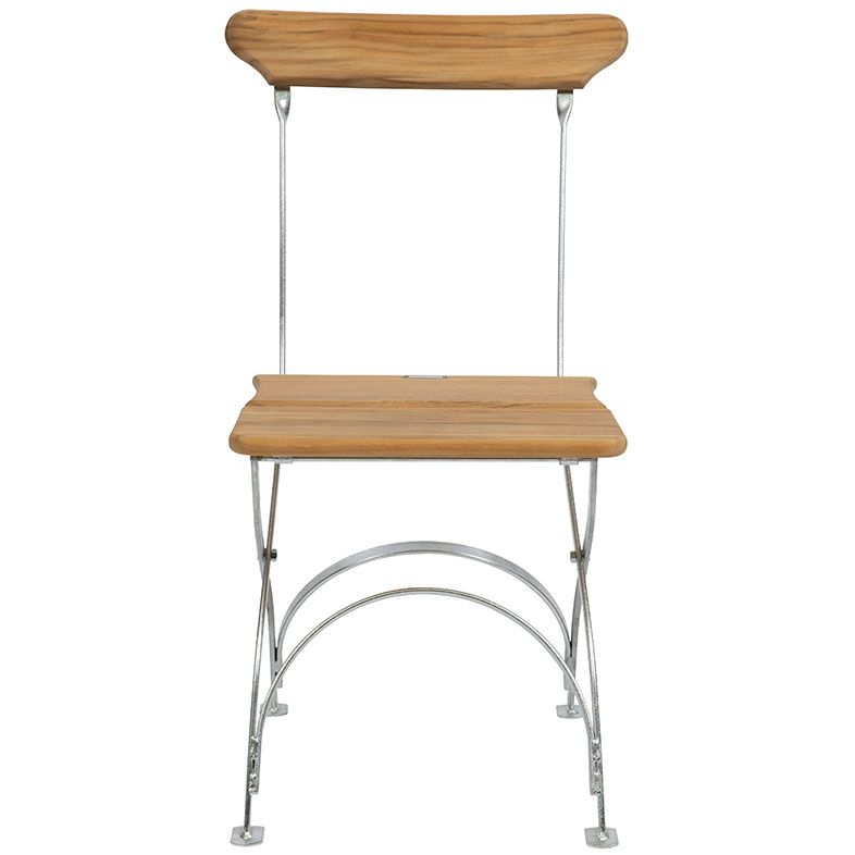 Teakholz-Brauereistuhl