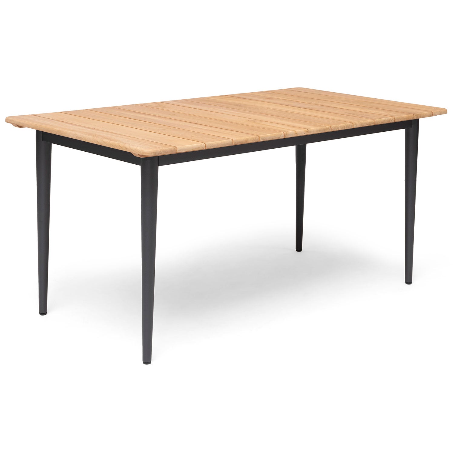 Lerdala Esstisch 90x160 cm braun Aluminium 