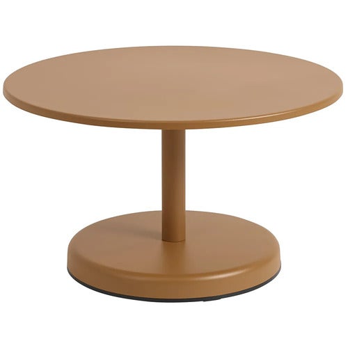 Linear Steel Couchtisch Ø70 cm Burnt Orange