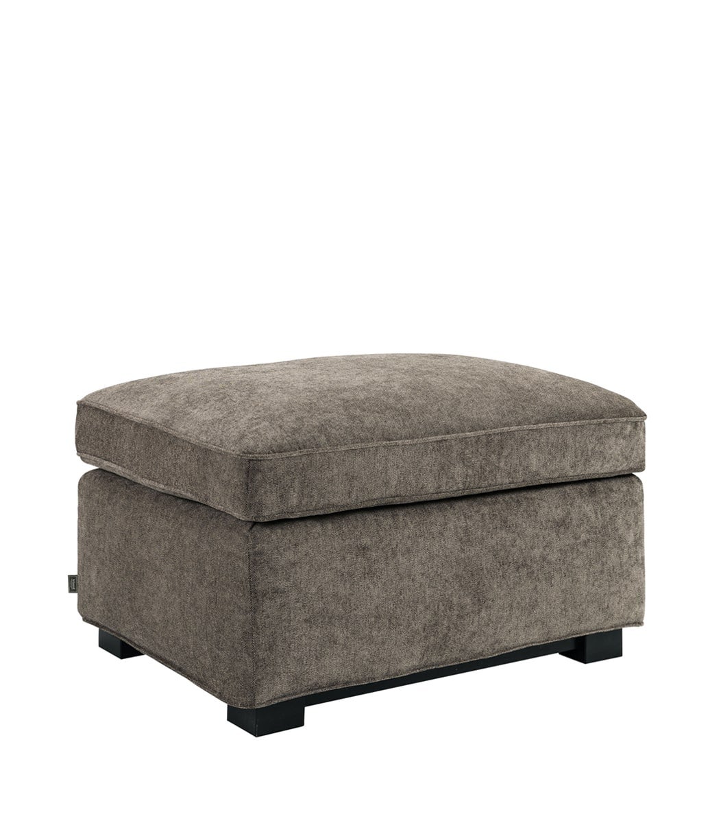 Midtown Ottoman Echt Braun
