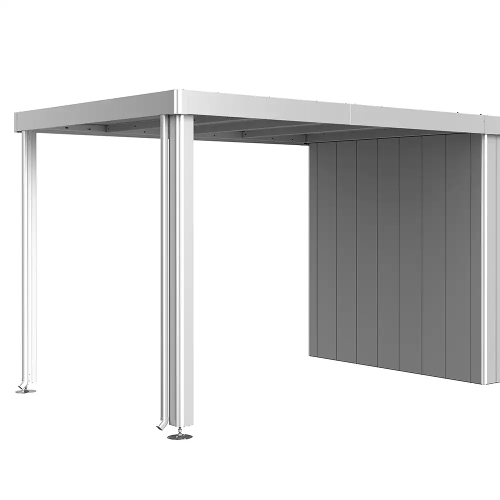 Seitendach für Gerätehaus Neo 2A/2B/2C/2D metallic silber
