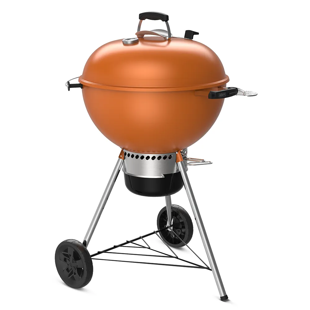 Master-Touch GBS C-5755 Holzkohlegrill in gebranntem Orange, 57 cm