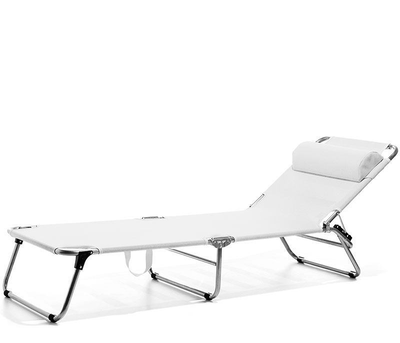 Amigo Sonnenliege orange Aluminium/Textilene