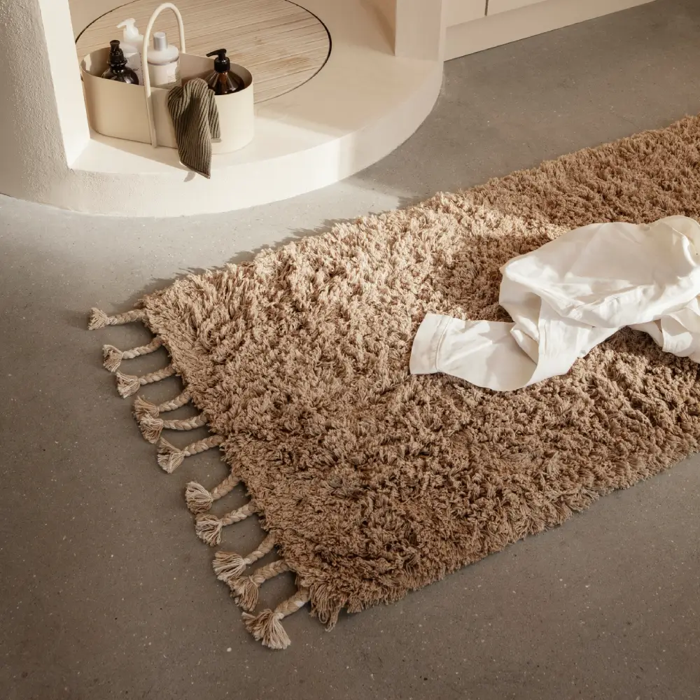 Amass Teppich 140x70 cm - Weißer Pfeffer