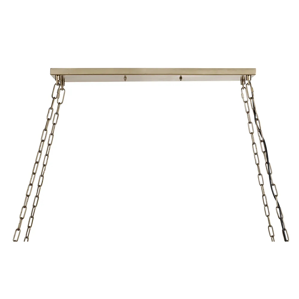 Deckenleuchte Crown 148x48 Cm old brass