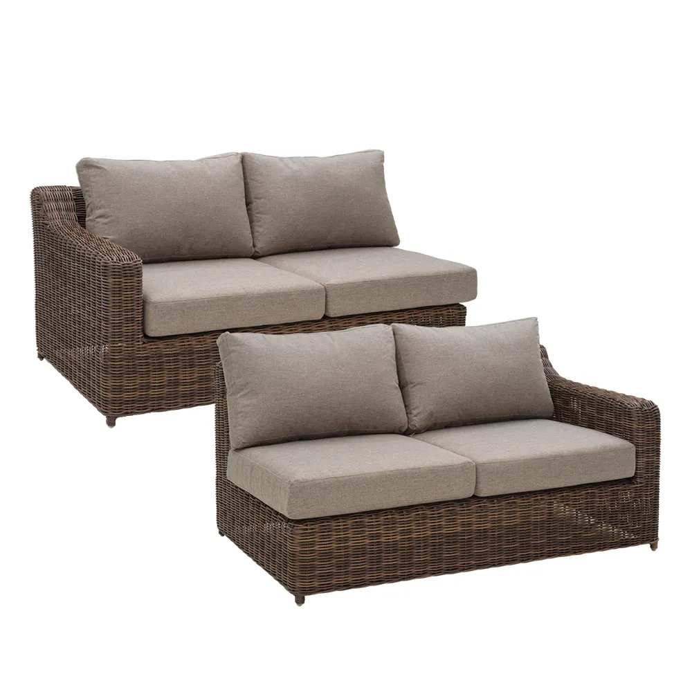 Glendon Endstücke 2er-Pack  Dark brown / Soft moose