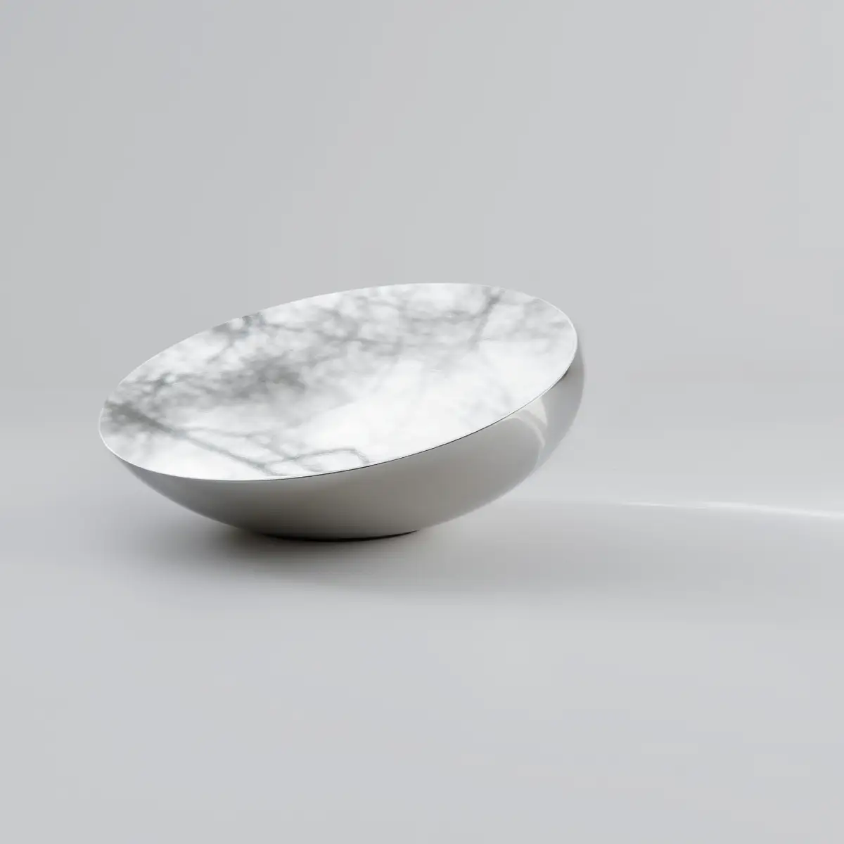 Aura Table Spiegel Stainless Steel