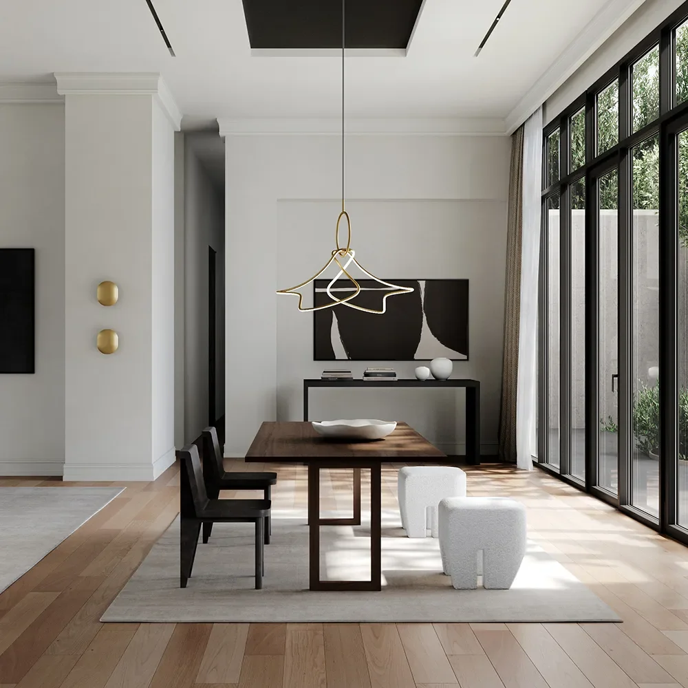 Brutus Slim Esszimmerstuhl – Kaffee