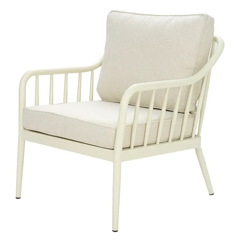 Coleville sessel  Pearl white / Dot beige