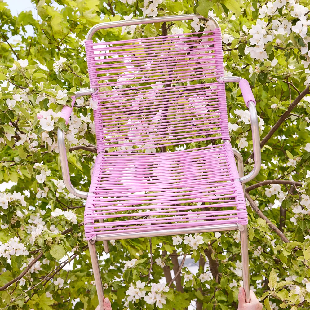 Mya Armlehnstuhl rosa