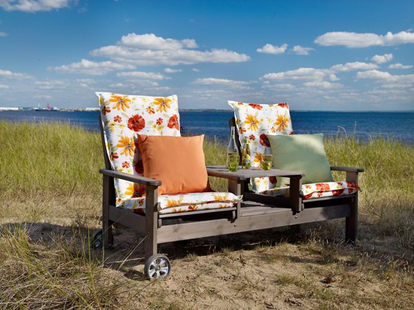 You & Me duo sofa grau