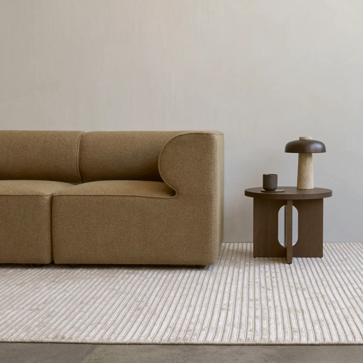 Houkime-Teppich 170 x 240 cm - Beige