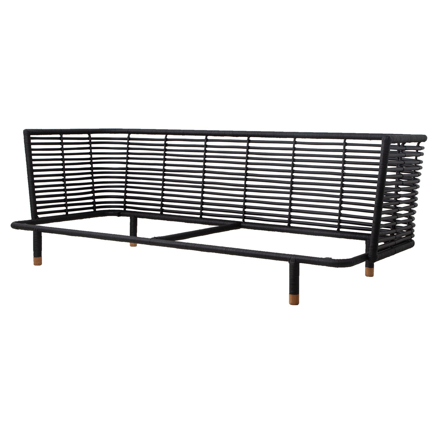 Sense Schwarzes Basketsofa