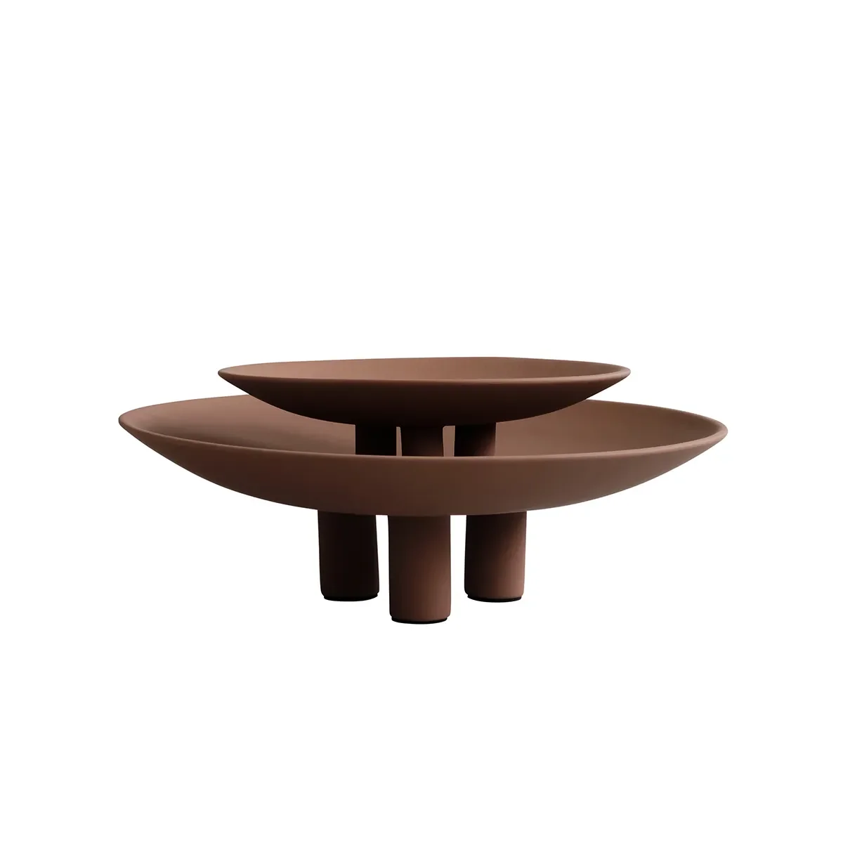 Handbemalter Dekoteller Duck Mini Almond Ø 30 cm