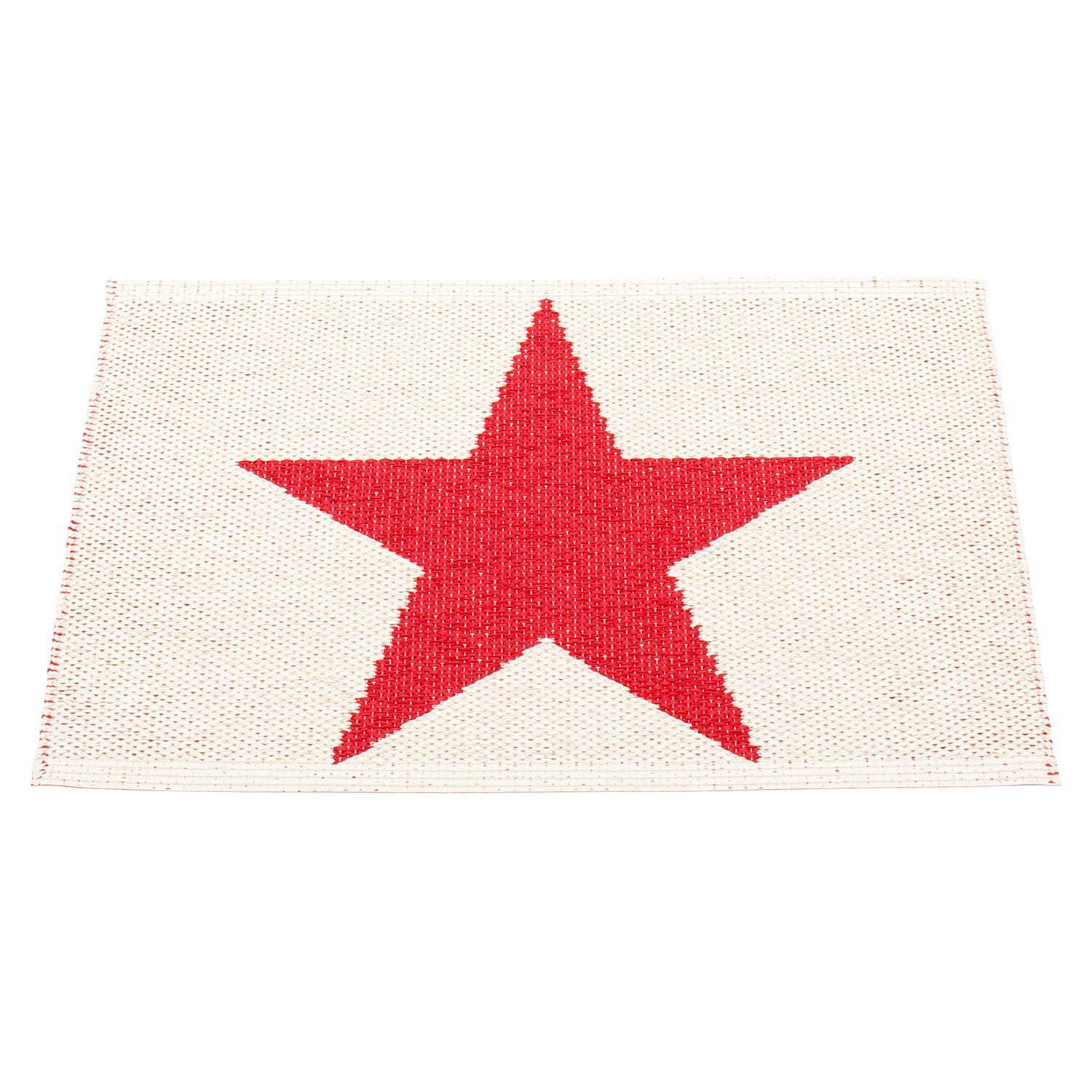 Viggo Teppich 70x50 cm one red / vanilla