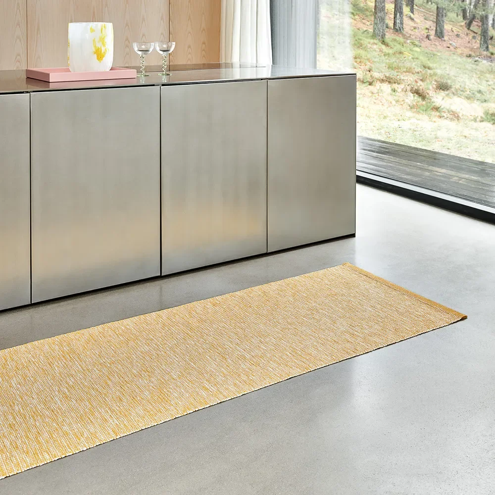 Sam teppich 70 x 225 cm Mustard/Cream
