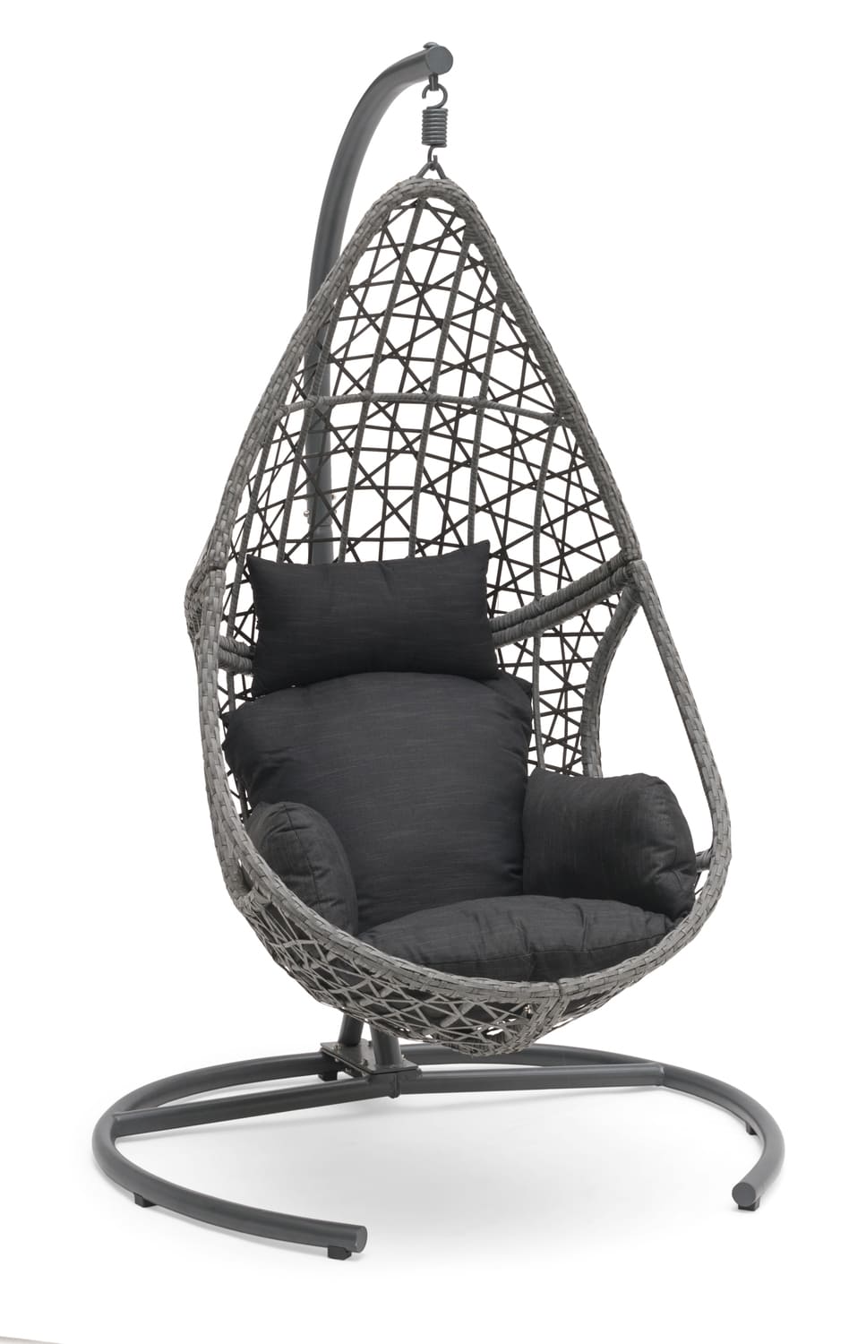 Droppen Liegestuhl Schwarz 