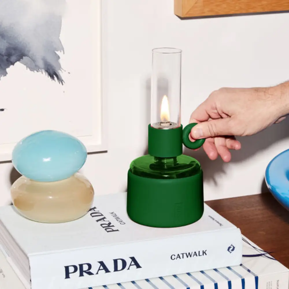 Flamtastique Öllampe XS deep green